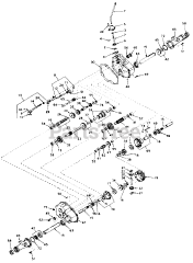 Lawnflite 145-822-132 - Lawnflite Garden Tractor (1985) (Allied Hardware) Transaxel Peerless