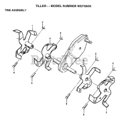 Weed Eater WE F550 K - Weed Eater Tiller (1998)