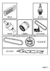 Jonsered LT 2217 A (960410113-03) - Jonsered Lawn Tractor (2011-05)