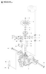 Husqvarna R 16 C AWD (966830301) - Husqvarna Swedish Riding Mower (2009-04) TRANSMISSION 3