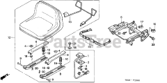 Honda H5518 NA2/D (TZAC) - Honda Multi-Purpose Tractor, Made in Japan (SN: TZAC-3500001 - TZAC-3599999) SEAT