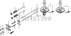 Honda HR214 PXA#1 (HR214) - Honda 21" Walk-Behind Mower, Made in USA (SN: HR214-6000001 - HR214-9999999) CAMSHAFT