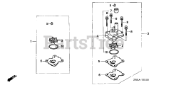 Honda BFP9.9 D5 LHA (BABJ) - Honda Outboard Engine, Made in Japan (SN: BABJ-1400001 - BABJ-1499999) PUMP IMPELLER KIT