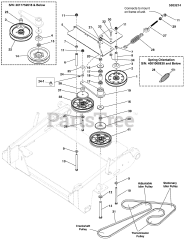 Ferris IS 700Z (5901225) - Ferris IS700Z Series 61" Zero-Turn Mower, 24hp Kawasaki, Side-Discharge Transaxle Drive Group