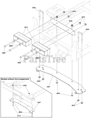 Ferris 5601344 - Ferris 48" FN Turbo-Pro 2-Bag Hard Top Grass Collection System for 400S