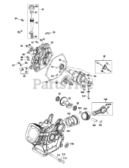MTD 490-SUC - MTD Engine 490-SUC Crankcase