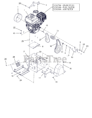 Ariens 926075 - Ariens Hydro 36" Power Brush, Kohler (SN: 000101 & Above)