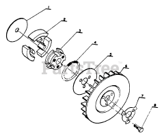 Echo SRM-201 F - Echo String Trimmer Fan, Clutch