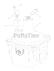 Briggs & Stratton 076143-00 - Briggs & Stratton 35kW Liquid Cooled Home Standby Generator Engine - 3.0L - Regulator (312593)