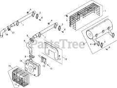 Kohler TH16-52532 - Kohler Triad Engine, Made for Kohler Repower, 16hp, 11.9kW Exhaust 11-28-3 (TP-2481) Rev 10/26/2006