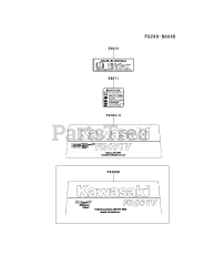 Kawasaki FR691V-BS19 - Kawasaki Engine LABEL