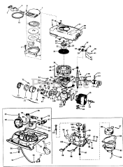Lawn-Boy 3001 - Lawn-Boy Walk-Behind Mower (SN: 700000001 - 799999999) (1967) Model C-19 Engine Parts List
