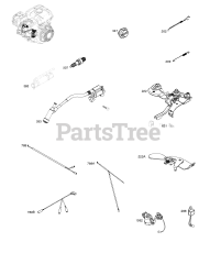 Briggs & Stratton 13U232-0016-01 - Briggs & Stratton Horizontal Engine Armature, Controls, Electrical System, Governor Spring, Ignition, Spark Plug