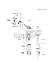 Kawasaki FS541V-CS00 - Kawasaki Engine PISTON/CRANKSHAFT