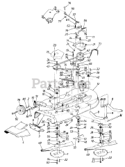 MTD 19935S - MTD Mower Deck Assembly Only (1985)