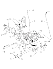 Cub Cadet LT 1045 (13BP11CH756) - Cub Cadet 46" Lawn Tractor (2007 & Before) Pedal Assembly 1I136H &amp; before