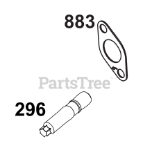 Briggs & Stratton 40U877-0002-B5 - Briggs & Stratton Vertical Engine Exhaust Group