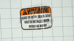 Snapper 22522 Deflector Chute Decal