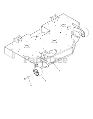 Gravely 915172 (ZTX 42) - Gravely 42" Zero-Turn Mower, 24hp Kohler Pro (SN: 030000 - 034999)