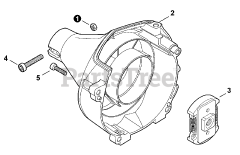 Echo GT-225 - Echo String Trimmer (SN: S96711001001 - S96711999999) Fan Case