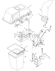 Cub Cadet 19A70001 (19A70001100) - Cub Cadet Twin Rear Bagger General Assembly #1