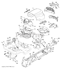 Poulan Pro PB LGT 2654 (960420172-00) - Poulan Pro Garden Tractor (2014-10)