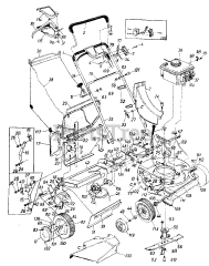 Cub Cadet 182 (127-182-100) - Cub Cadet Walk-Behind Mower (1987)