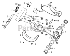 Murray S-1544 - Murray 90cc ATV (2002) Rear Swinging Arm