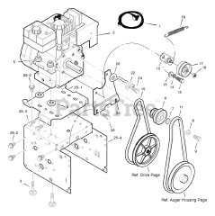 Murray 629108x84B - Murray Blizzard 29" Snow Thrower (2004)