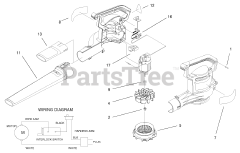 Toro 51553 - Toro Rake and Vac Blower Vacuum (SN: 200000001 - 200999999) (2000)