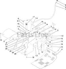 Toro 22970 (TRX-15) - Toro Trencher (SN: 280000001 - 280000200) (2008)