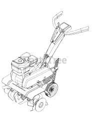 Yard Machines 21A-395A729 - Yard Machines Tiller (2006) (Home Depot)