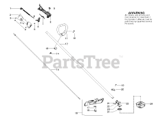 Jonsered GC 2128 (952711955) - Jonsered String Trimmer (2010-08) SHAFT HANDLE