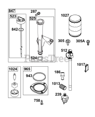 Briggs & Stratton 44C677-0001-B5 - Briggs & Stratton Vertical Engine Lubrication Group