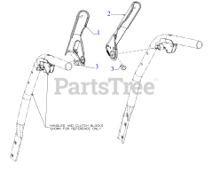 Cub Cadet 3X 28 (31AH5JVBB10) - Cub Cadet 3X 28" Snow Thrower (2023) Engagement Handles