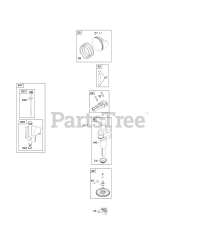 Briggs & Stratton 219707-0026-G1 - Briggs & Stratton Vertical Engine Camshaft, Crankshaft, Lubrication, Piston, Rings, Connecting Rod, Valves