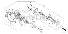 Honda GX340 UT2 QNR2/A (GCBET) - Honda Engine, Made in Thailand (SN: GCBET-2000001 - GCBET-2025452) STARTER MOTOR (1)