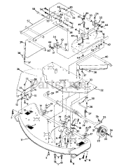 Gravely 38684 - Gravely 50" Deck for 4-Wheel Tractor