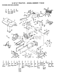 Electrolux/AYP Y 1844 D - Electrolux/AYP Lawn Tractor (1994)