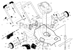 Jonsered LM 2153 CMDA (961410287-01) - Jonsered Walk-Behind Mower (2015-01)