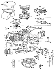 Cub Cadet 182 (133-182-100) - Cub Cadet Lawn Tractor Engine-8 HP B&amp;S-Electric Start