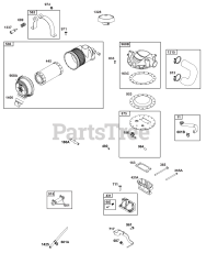Briggs & Stratton 386447-3357-G1 - Briggs & Stratton Horizontal Engine