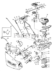 Lawn-Boy 3001 - Lawn-Boy Walk-Behind Mower (SN: 700000001 - 799999999) (1967) Model 8225 Grass Catcher Automower Parst List