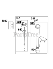 Briggs & Stratton 44N677-0033-B1 - Briggs & Stratton Vertical Engine Lubrication Group