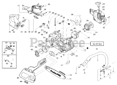 Poulan Pro PP 220 LE - Poulan Pro Chainsaw Starter