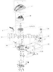 Gravely 08200829 - Gravely 159cc Vertical Engine Engine 08200829