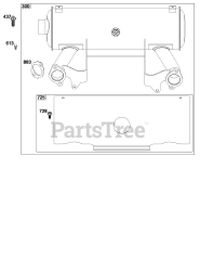 Briggs & Stratton 61E377-0147-J1 - Briggs & Stratton Horizontal Engine Exhaust Group