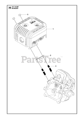 Husqvarna 970505201 - Husqvarna Engine (2021-01) EXHAUST