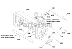 Briggs & Stratton BP 2138 S (1696160-00) - Briggs & Stratton 38" Snow Thrower, 21.0 Gross TP (2012)
