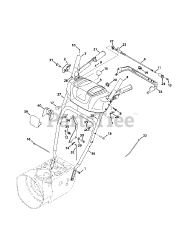 Yard-Man 31AM63LF701 - Yard-Man Snow Thrower (2013) Handle Panel - K &amp; L-Style